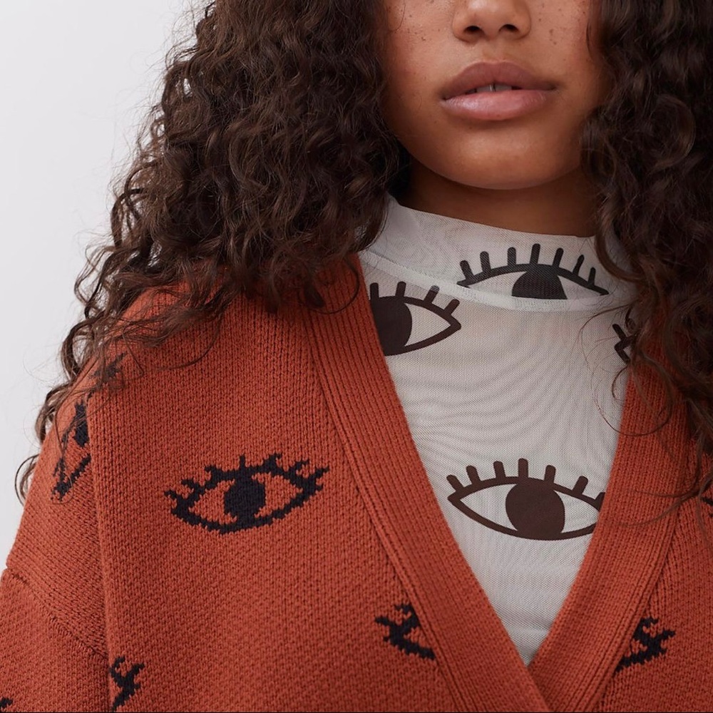 Lazy Oaf Eye for an Eye Cardigan